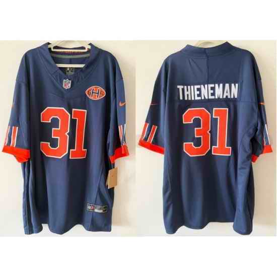 Men Chicago Bears 31 Dillon ThienemanNavy 2026 F U S E Rivalries Collection Limited Stitched Football Jersey