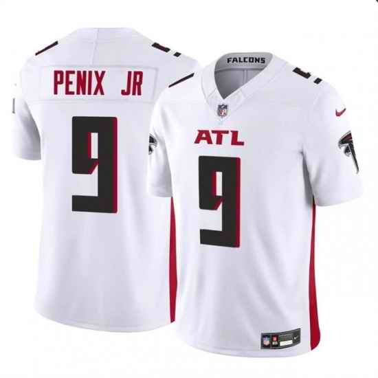 Women Atlanta Falcons 9 Michael Penix Jr White 2024 Draft F U S E Vapor Untouchable Limited Stitched Football Jersey