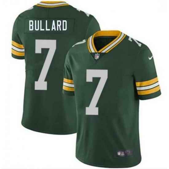 Men Green Bay Packers  7 Javon Bullard Green 2026 Vapor Untouchable Limited Stitched Football Jersey