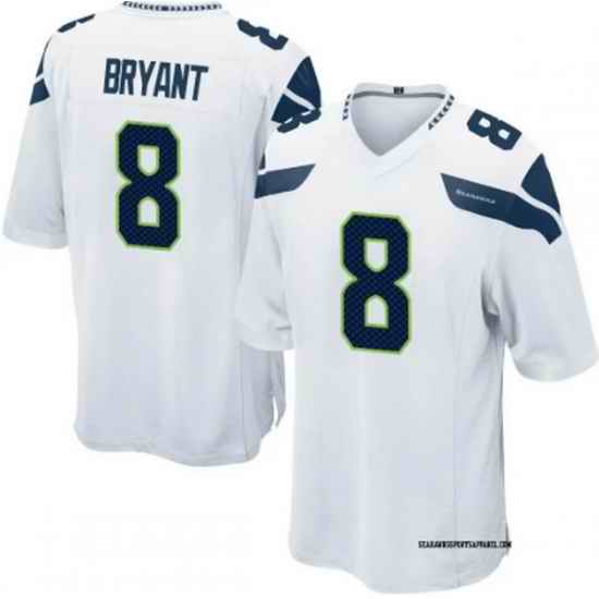 NFL Nike Seattle Seahawks Coby Bryant #8 White Stitched NFL jersey