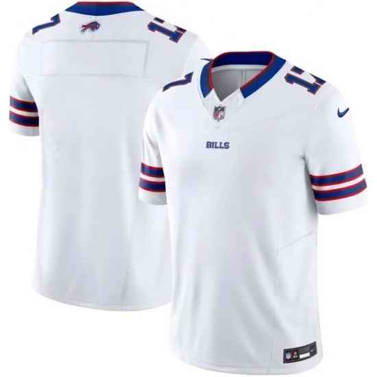 Men Buffalo Bills White Blank Stitched NFL Jersey