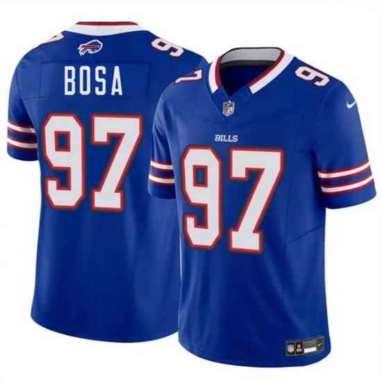 Men Buffalo Bills 97 Joey Bosa Blue 2025 F U S E  Vapor Untouchable Limited Stitched Football Jersey