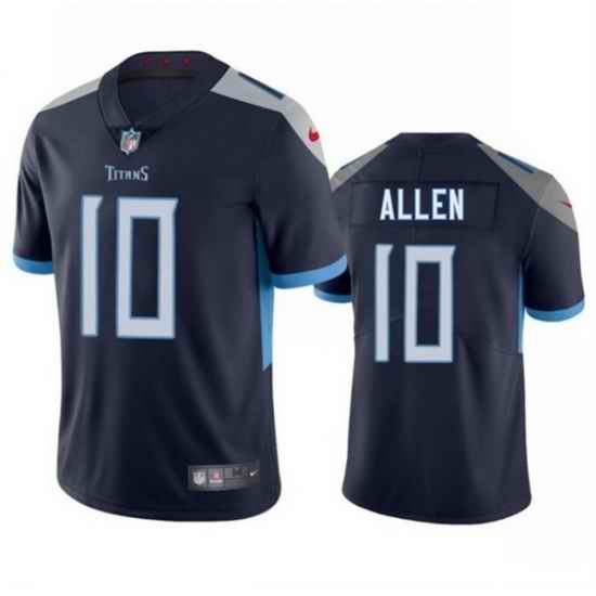 Men Tennessee Titans 10 Brandon Allen Navy 2025 Vapor Untouchable Stitched Jersey