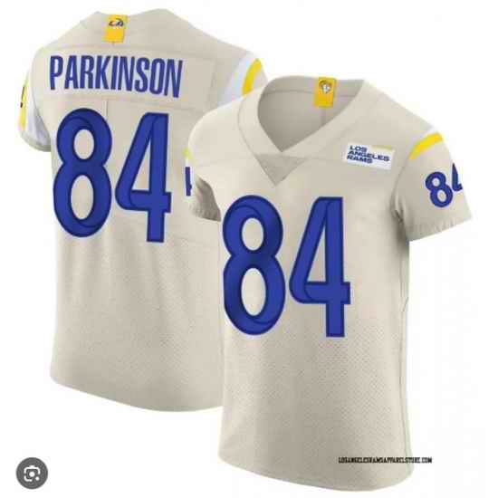 Men Los Angeles Rams Colby Parkinson #84 White F U S E Stitched NFL Jersey
