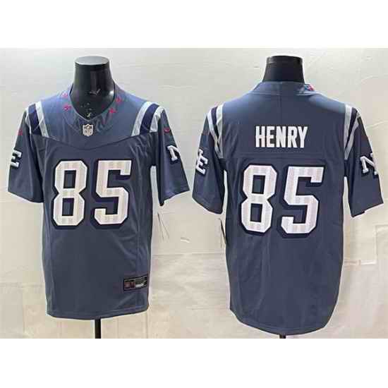 Men New England Patriots 85 Hunter Henry 2025 F U S E Rivalries Vapor Limited Stitched Football Jersey