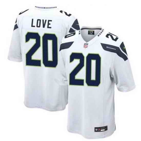 Men Seattle Seahawks 20 Julian Love White Limited Vapor Untouchable Jersey