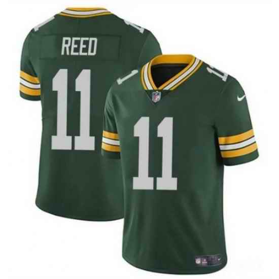 Toddler Green Bay Packers 11 Jayden Reed Green Vapor Untouchable Stitched Jersey