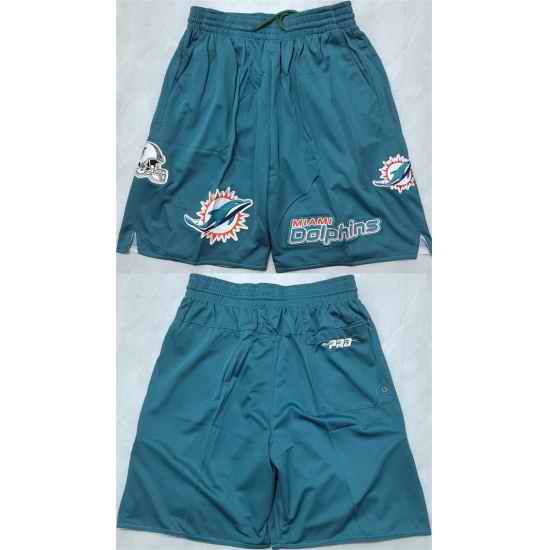 Men Maimi Dolphins Aqua Shorts