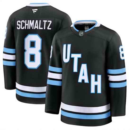 Men Utah Hockey Club ACTIVE PLAYER Custom Black Stitched Jersey