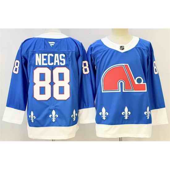 Men Colorado Avalanche 88 Martin Ne u010Das Blue 2025 Stitched With C Patch Hockey Jersey
