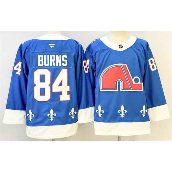 Men Colorado Avalanche 84 Brent Burns Blue 2025 Stitched Hockey Jersey