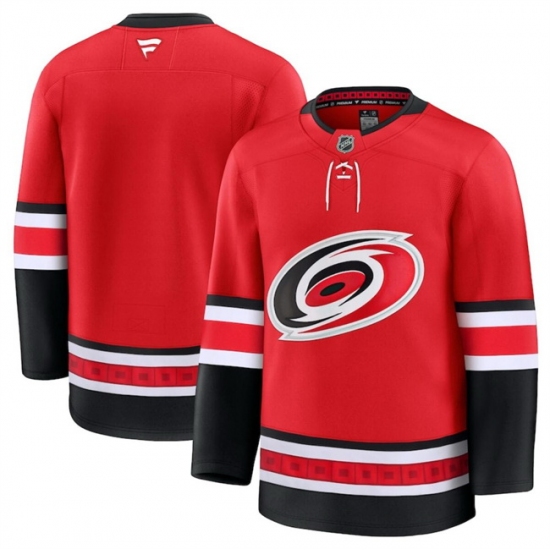Men Carolina Hurricanes Blank Red 2024 25 Alternate Stitched Hockey Jersey