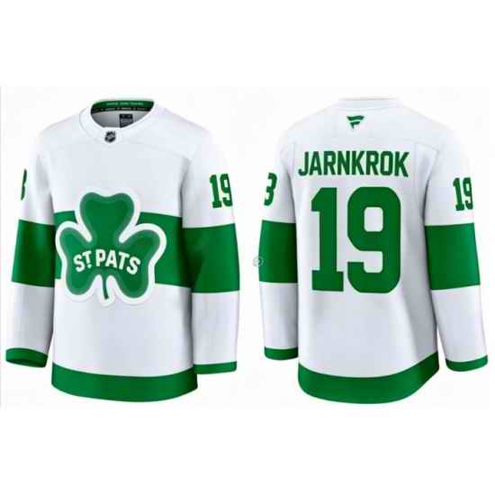 Men Toronto Maple Leafs Calle Jarnkrok 19 White St Patricks Authentic Jersey