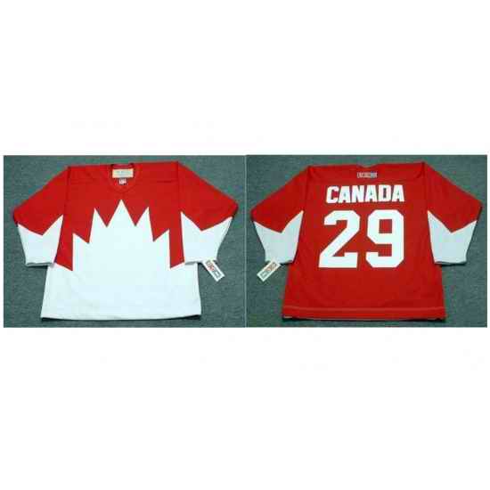 Canada Ken Dryden 1972 CCM Throwback Hockey Jersey Red