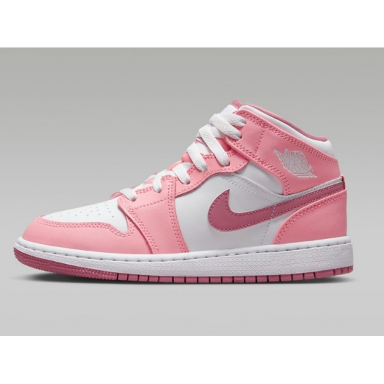 Air Jordan 1 Women Basketball Shoes Pink 24EC8