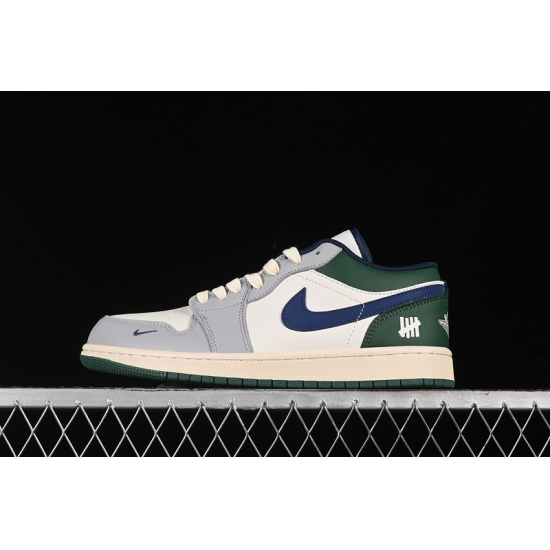 AIR JORDAN 1 LOW UN WHITE GREY GREEN BLUE
