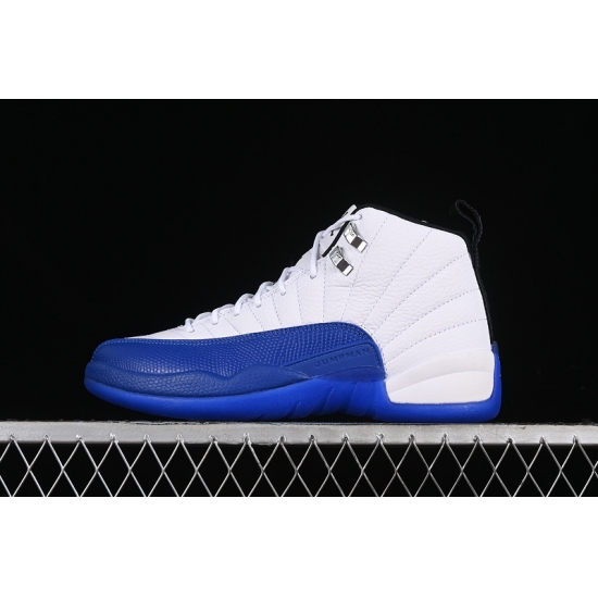 AIR JORDAN 12 RETRO WHITE BLACK GAME ROYAL