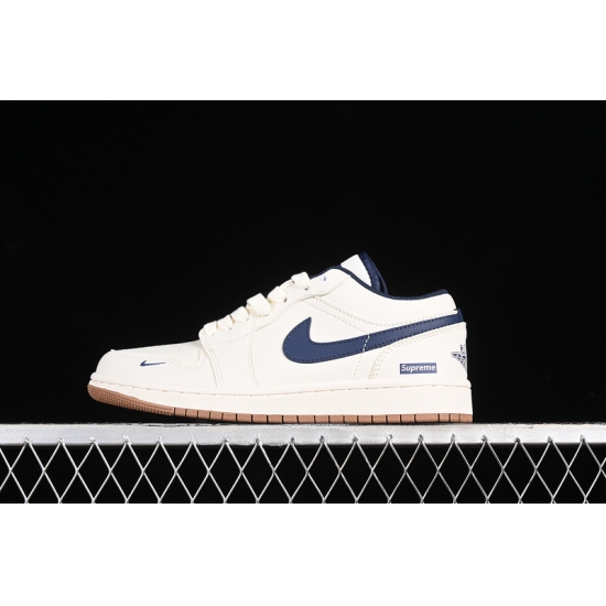 AIR JORDAN 1 LOW SUPREME BLUE WHITE