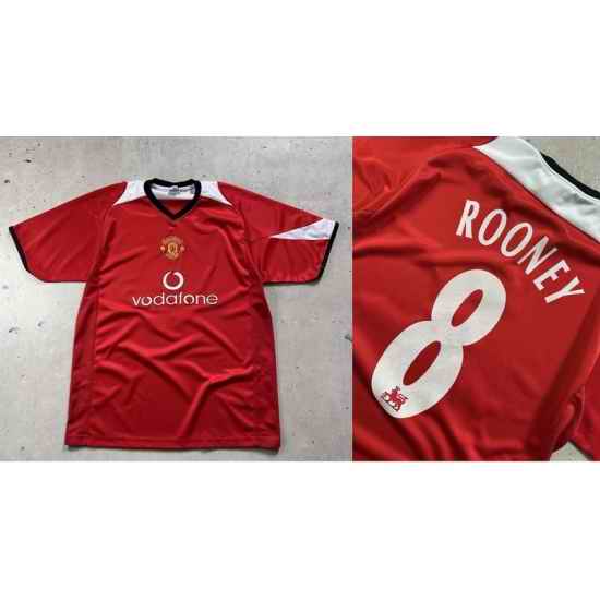 Manchester United Wayne Rooney #10 red soccer jersey