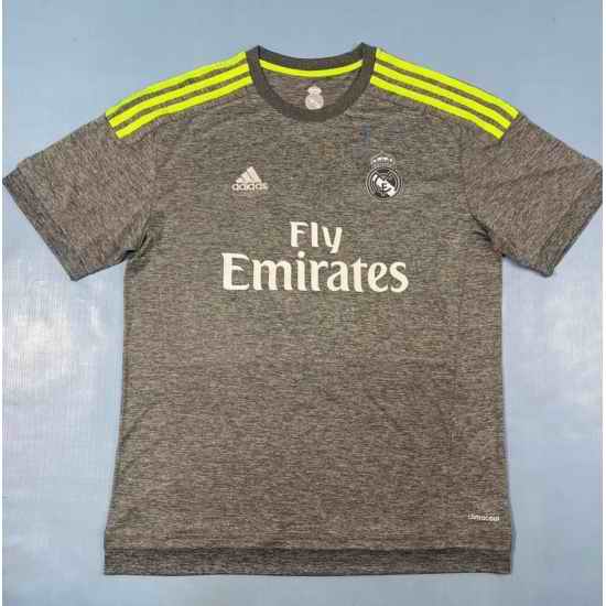 Real Madrid Gray Soccer Jersey
